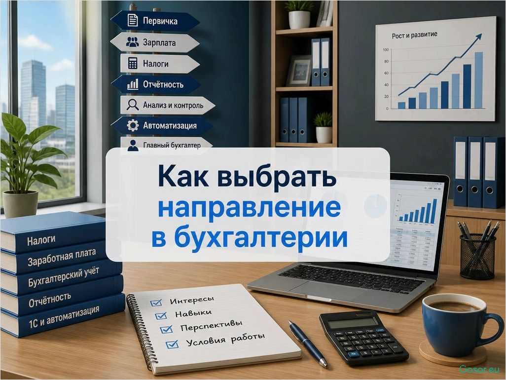 Как выбрать направление бухгалтерии для дальнейшего профессионального развития